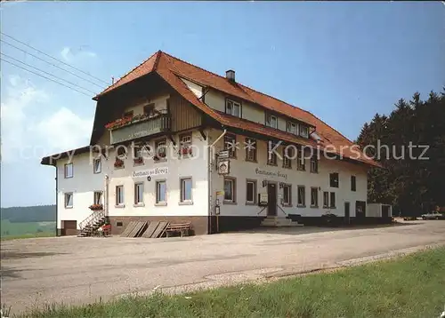 Biederbach Schwarzwald Gasthaus Pension zum Kreuz  Kat. Biederbach