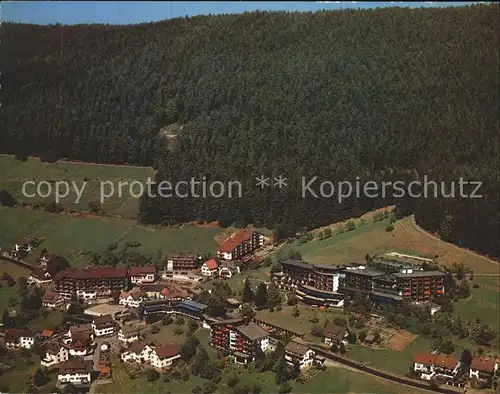 Baiersbronn Schwarzwald Fliegeraufnahme Kur  Sporthotel Traube Tonbach  Kat. Baiersbronn