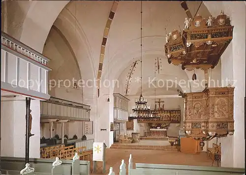 Nieblum St. Johannis-Kirche / Nieblum Insel Foehr /Nordfriesland LKR