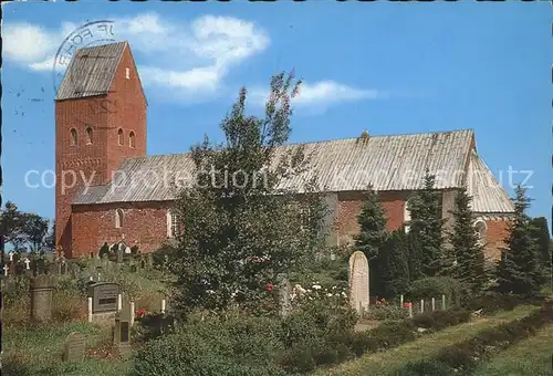 Wyk Foehr Suederende St. Laurentii Kirche Kat. Wyk auf Foehr