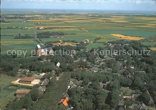 Nieblum Fliegeraufnahme / Nieblum Insel Foehr /Nordfriesland LKR