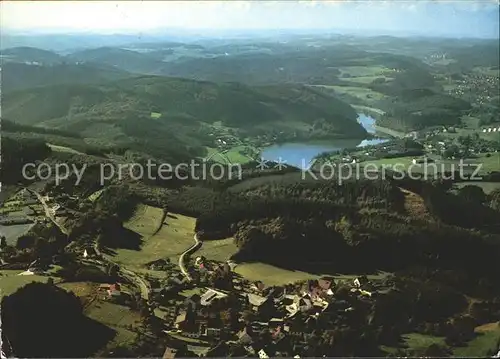 Lieberhausen Fliegeraufnahme Gildehotel Landgasthof Reinhold Kat. Gummersbach