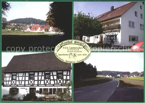 Lieritzhofen Mittelfranken Gasthof Soergel Kat. Alfeld