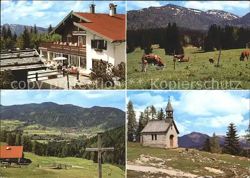 Reit Winkl Alpengasthof Hindenburghuette Viehweide Kapellchen Kat. Reit im Winkl