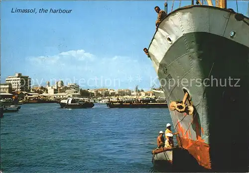 Limassol Hafen Faehre Schiff Kat. Limassol