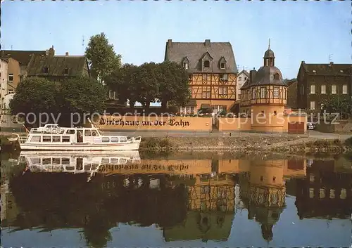 Lahnstein Wirtshaus an der Lahn Fahrgastschiff Kat. Lahnstein