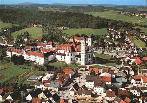 Ottobeuren mit Basilika Fliegeraufnahme Kat. Ottobeuren