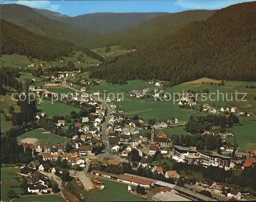 Baiersbronn Schwarzwald Mitteltal Fliegeraufnahme Kat. Baiersbronn