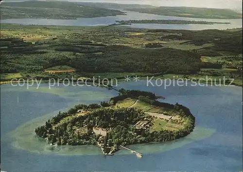 Insel Mainau Fliegeraufnahme Kat. Konstanz Bodensee