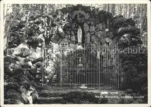 Uetliburg SG Maria Bildstein Lourdes Grotte Kat. Uetliburg