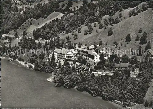 Gersau Vierwaldstaettersee am Vierwaldstaettersee Fliegeraufnahme /  /