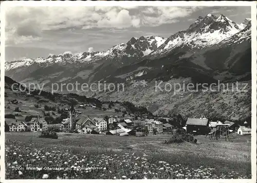 Meierhof Surselva Obersaxen Brigelserhoerner Kat. Meierhof Obersaxen