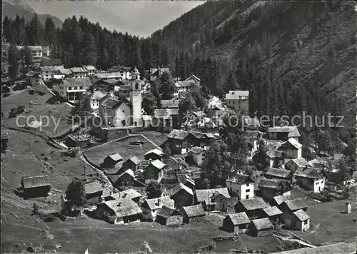 Bosco Gurin Gesamtansicht Walserdorf Kat. Bosco Gurin