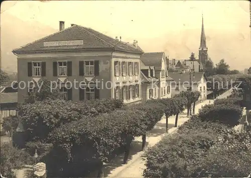 Bad Ragaz Gasthof Pension Freihof Kirche Kat. Bad Ragaz