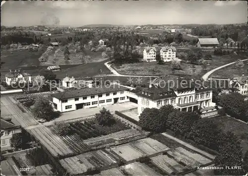 Flawil Krankenhaus Fliegeraufnahme Kat. Flawil