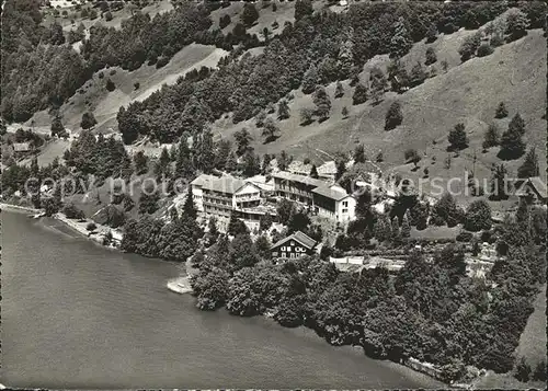 Gersau Vierwaldstaettersee Ferienheim SBHV Fliegeraufnahme /  /