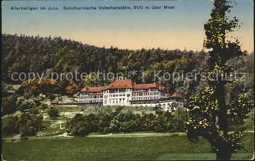 Allerheiligenberg Solothurnische Volksheilstaette Kat. Allerheiligenberg