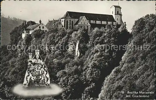 Mariastein SO Basilika mit Gnadenbild Kat. Mariastein