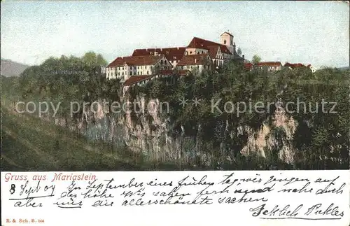 Mariastein SO Basilika Kloster Felsenwand Kat. Mariastein