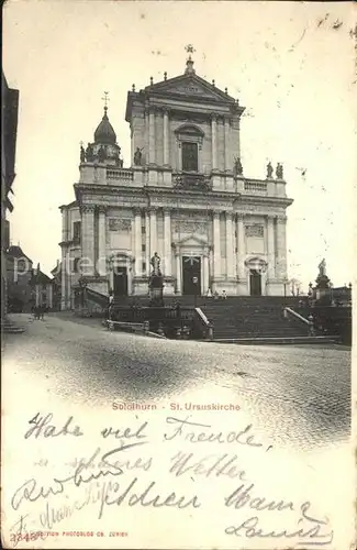 Solothurn Kirche St. Ursuskirche Kat. Solothurn