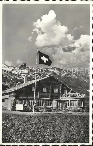 Mont Lachaux Restaurant Croix d Err Kat. Mont Lachaux