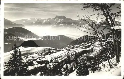 Leysin et les Dents du Midi Kat. Leysin