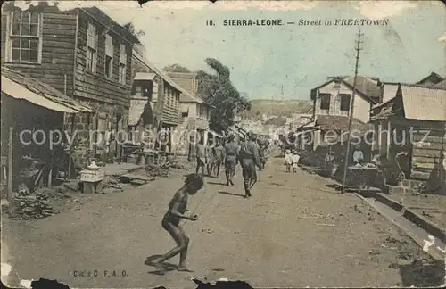 Freetown Western Area Street Kat. Freetown