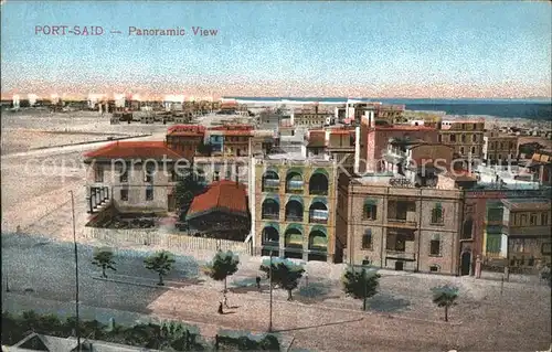 Port Said Panoramic View Kat. Port Said