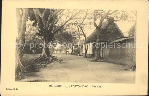 Porto Novo Une rue Kat. Porto Novo