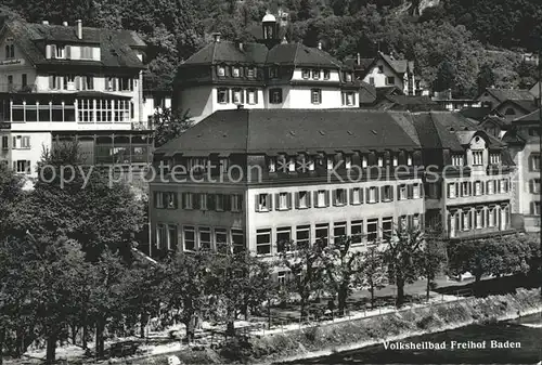 Baden AG Volksheilbad Freihof Baden Kat. Baden