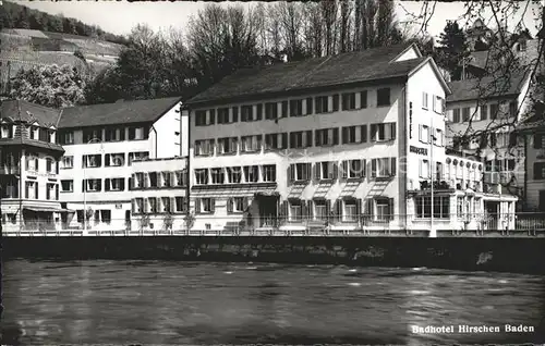 Baden AG Badhotel Hirschen Kat. Baden