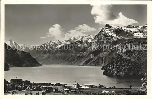 Brunnen SZ Vierwaldstaettersee  Alpen Kat. Brunnen