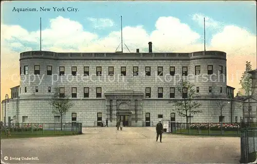 New York City Aquarium von aussen / New York /