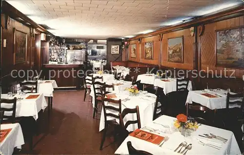New York City Restaurant Chalet 45 West 52nd St. / New York /