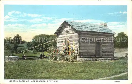 Harrodsburg Kentucky Licoln Cabin Kat. Harrodsburg