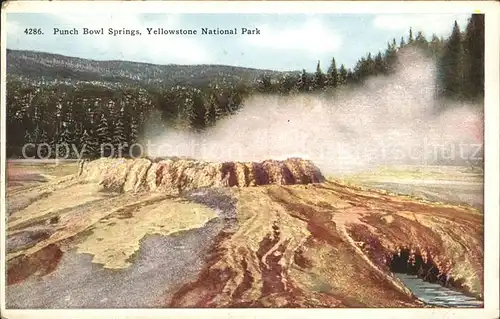 Yellowstone National Park Punch bowl springs yellowstone national park Kat. Yellowstone National Park