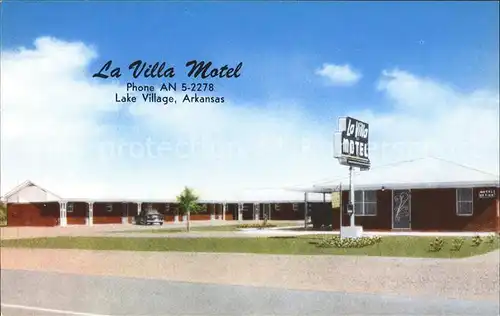 Arkansas City Arkansas La villa motel  Kat. Arkansas City