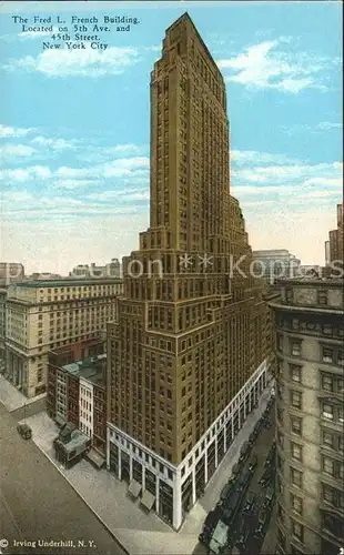 New York City The Fred L. French building / New York /