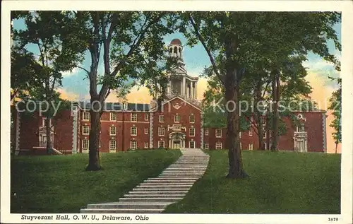 Delaware Ohio Stuyvesant Hall  Kat. Delaware