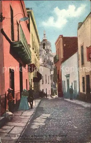 Guanajuato Street View Mexican Central Railway  Kat. Guanajuato