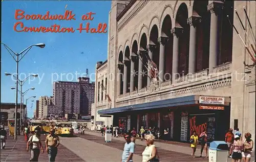 Atlantic City New Jersey Boardwalk at Convention Hall Kat. Atlantic City