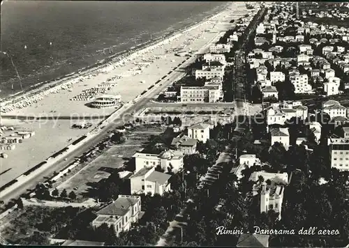 Rimini Fliegeraufnahme Strand Kat. Rimini