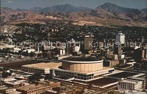 Salt Lake City Salt Palace Civic Auditorium Mountains Kat. Salt Lake City