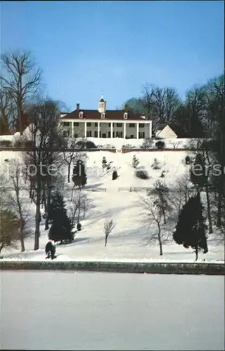 Mount Vernon Virginia Home and Tomb of Georg Washington Potomac River Kat. Mount Vernon