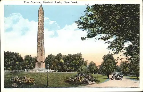 New York City Obelisk Central Park / New York /