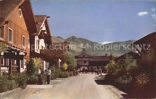 Sun Valley Idaho Main Street at the Challenger Inn Kat. Sun Valley