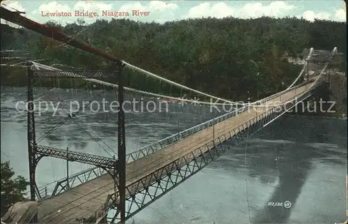 Lewiston New York Lewiston Bridge Niagara River Kat. Lewiston