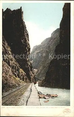 Canon City Royal Gorge Canyon Walls Railway Kat. Canon City