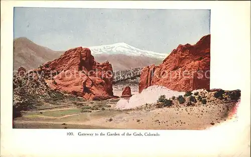 Colorado Springs Gateway to Garden of the Gods Kat. Colorado Springs