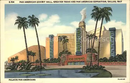 Dallas Texas Pan American Exhibitition Hall Kat. Dallas